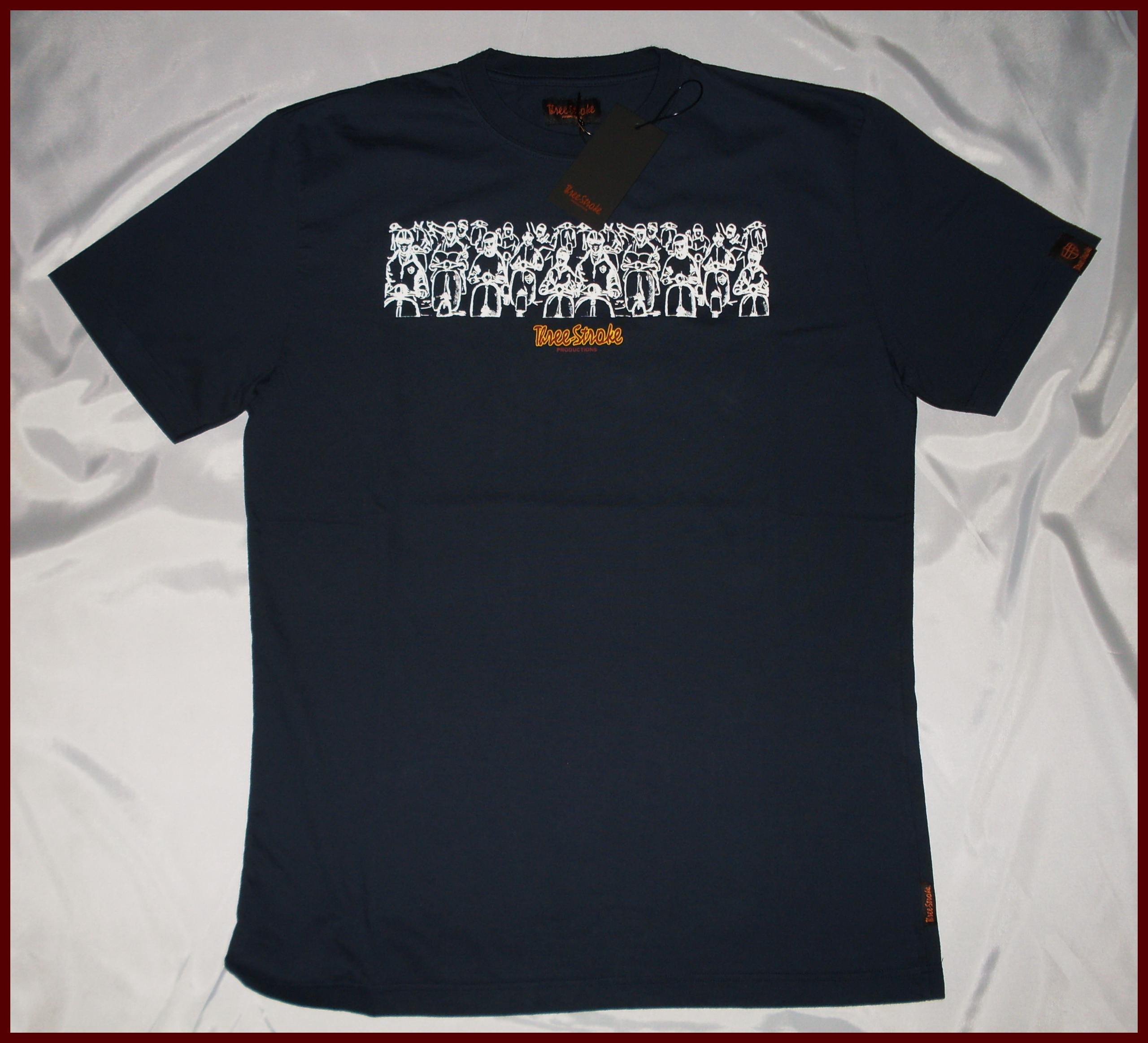 T-Shirt "Scooter Run" navy